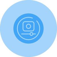 Video Record Circle Vector Icon