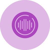 Audio Spectrum Circle Vector Icon