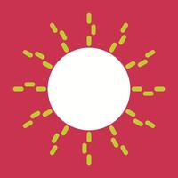 Sun Vector Icon