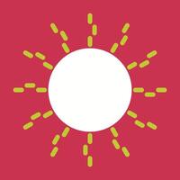 Sun Vector Icon