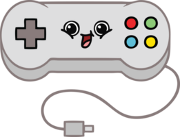 mignonne dessin animé de une Jeu manette png