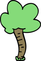 arbre de griffonnage de dessin animé png