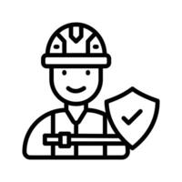 Worker Compensation icon in vector. Logotype vector