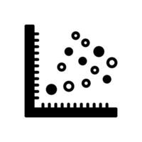 Bubble Chart icon in vector. Logotype vector