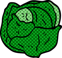 cartoon doodle cabbage png