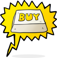 hand drawn speech bubble cartoon computer key buy symbol png