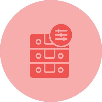 icono de vector de base de datos