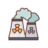 Smokestack icon in vector. Logotype vector