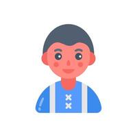 Nursery Boy icon in vector. Logotype vector