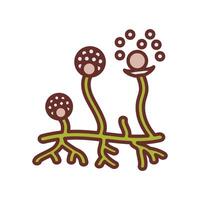 Fungi Spores icon in vector. Logotype vector