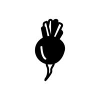 Turnip  icon in vector. Logotype vector