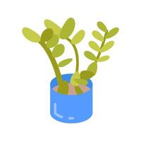 zz planta icono en vector. logotipo vector