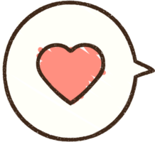 dibujo de tiza de discurso de amor png