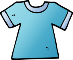 Cartoon-Gekritzel-T-Shirt png