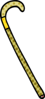 cartoon doodle walking stick png