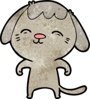 perro feliz de dibujos animados png