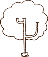 Baum Kohlezeichnung png