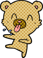 personagem de desenho animado urso png