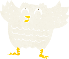 Cartoon schwarzer Vogel png