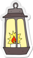 sticker of a cartoon lantern png