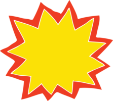 glückliche flache farbillustration der sonne png