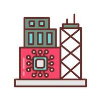 Electronics Manufacturing icon in vector. Logotype vector