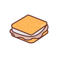 S'mores Diet  icon in vector. Logotype vector