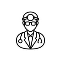 Orthopedic Surgeon icon in vector. Logotype vector