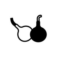 Bottle Gourd  icon in vector. Logotype vector