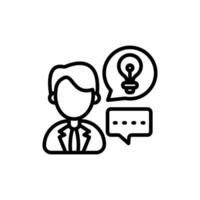 Customer Training icon in vector. Logotype vector