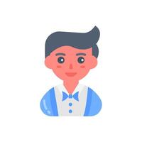 Scholar Boy icon in vector. Logotype vector