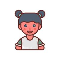 Infant Child icon in vector. Logotype vector