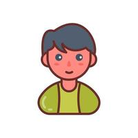 Kindergarten Boy icon in vector. Logotype vector