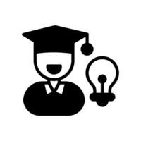 Smart Student  icon in vector. Logotype vector