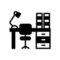 Study Table  icon in vector. Logotype vector