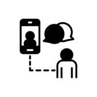 Online Consulting  icon in vector. Logotype vector