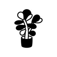 Jade Plant icon in vector. Logotype vector