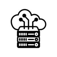 Cloud Computing icon in vector. Logotype vector