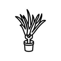 Dragon Plant icon in vector. Logotype vector