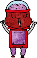 happy cartoon robot png