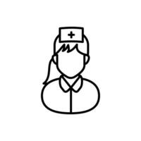 Patient Attendant icon in vector. Logotype vector