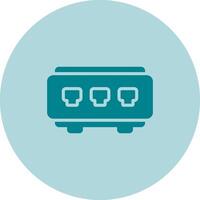 Network Switch Vector Icon