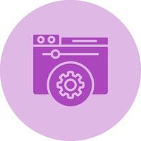 Hosting Control Panel Vector Icon