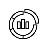 Data Segmentation icon in vector. Logotype vector