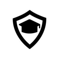 Safe Education  icon in vector. Logotype vector