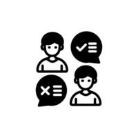 Customer Escalation icon in vector. Logotype vector