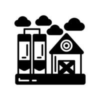 Dairy Farming icon in vector. Logotype vector