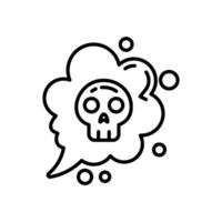 Poison Dust icon in vector. Logotype vector