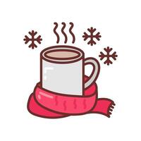 Winter Tea Diet  icon in vector. Logotype vector