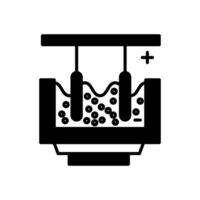 Metal Plating icon in vector. Logotype vector